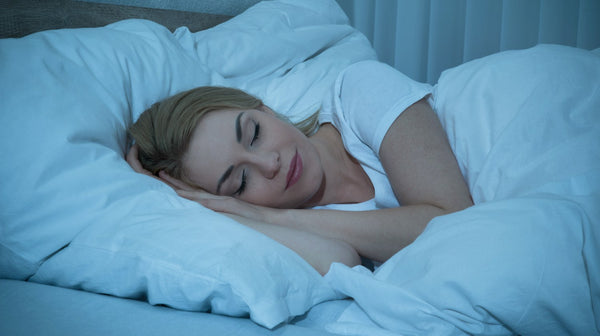 woman peacefully sleeping