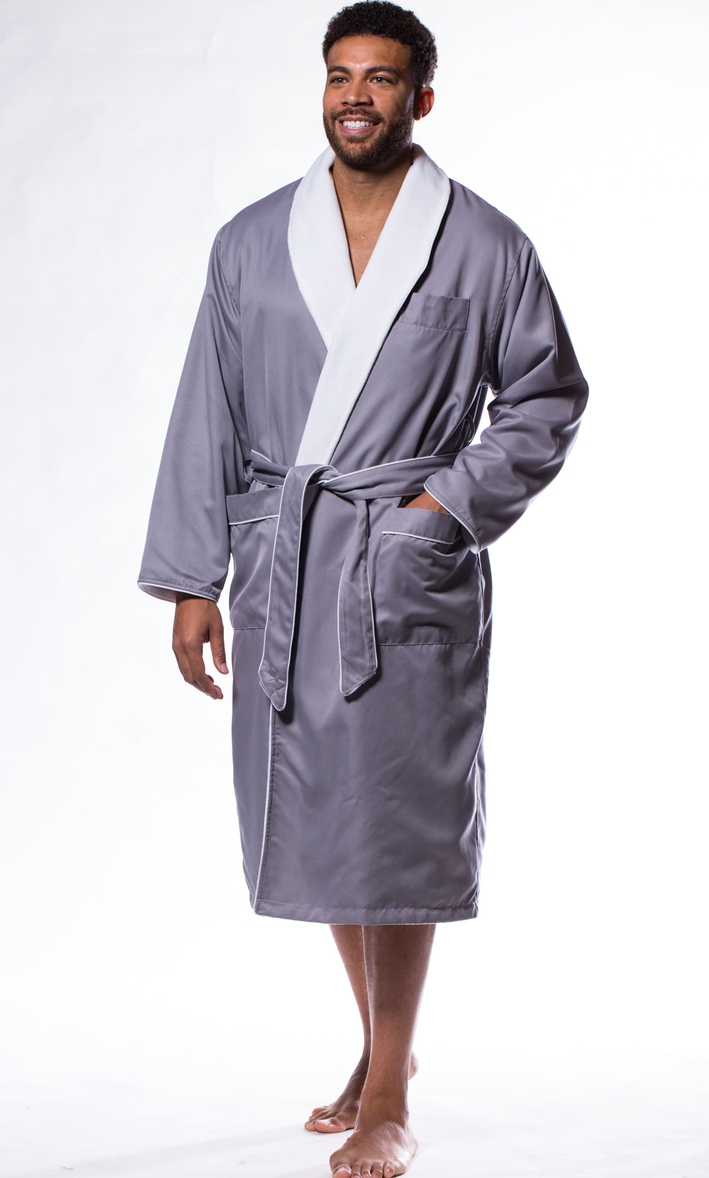 Terry, Waffle Boca Microfiber Robe For Men, Luxury Hotel, Spa