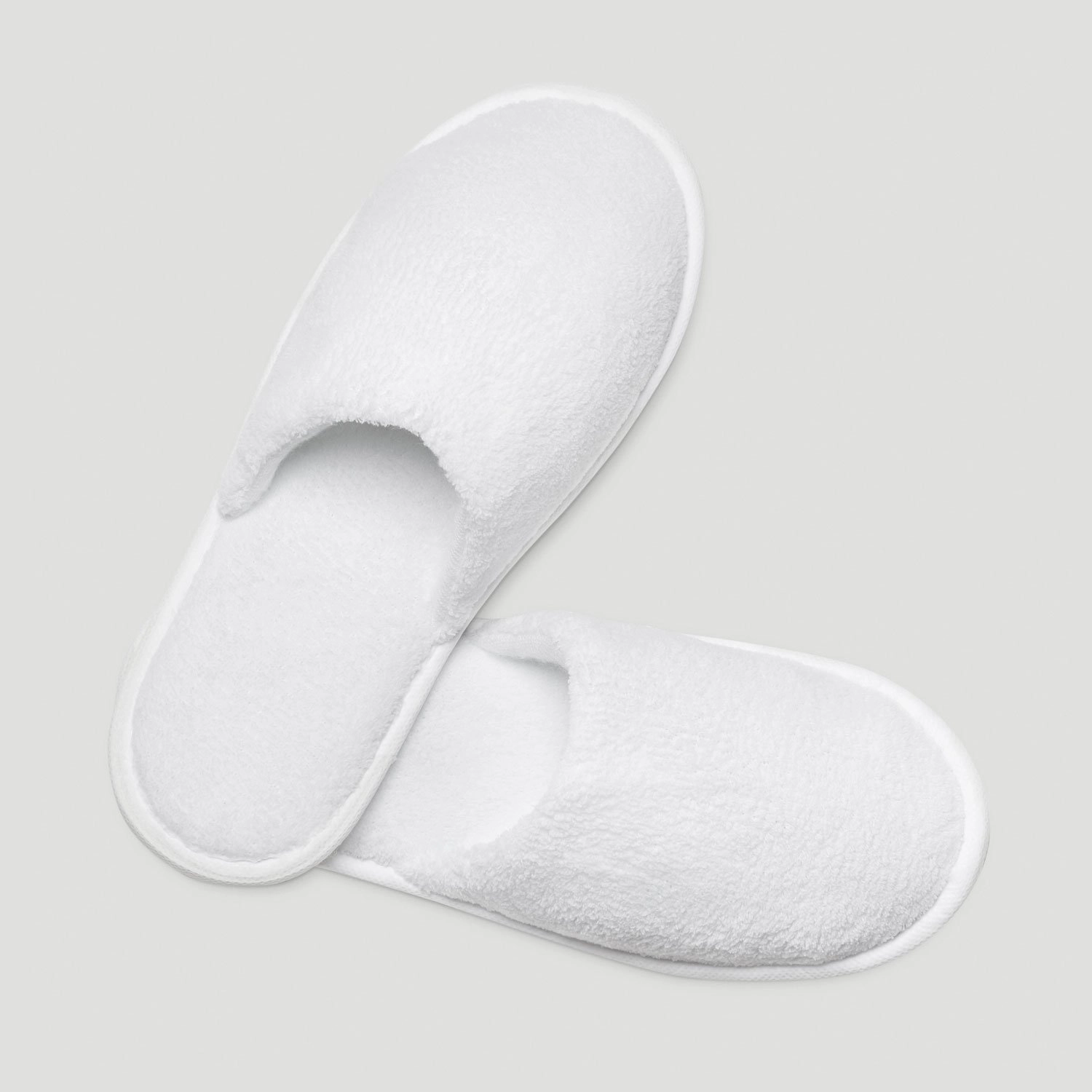 Men :: Slippers :: Terry Slippers :: White Closed Toe Adult Fleece Warm  Slippers - 6 pack - Wholesale bathrobes, Spa robes, Kids robes, Cotton  robes, Spa Slippers, Wholesale Towels
