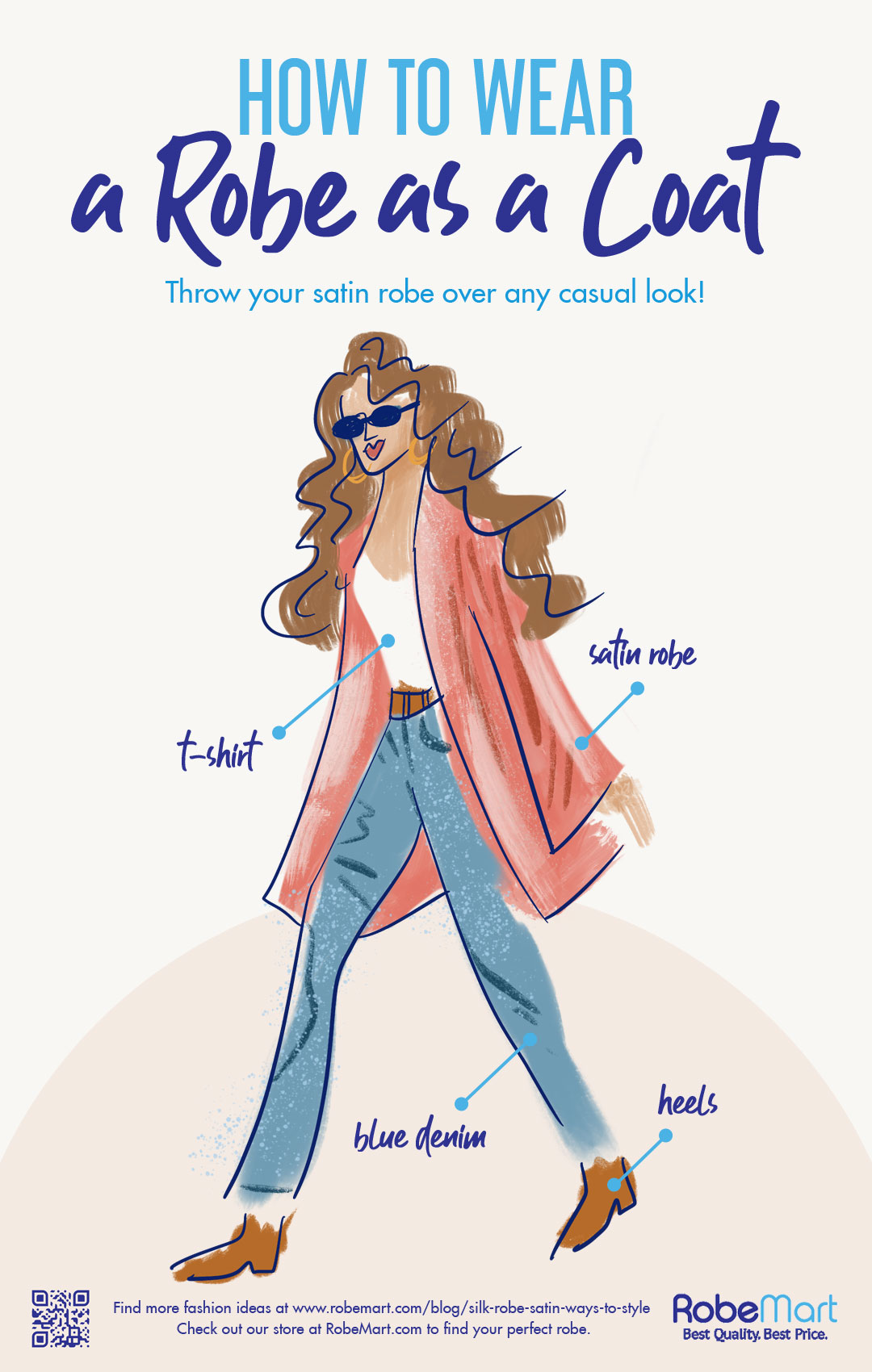 Take Your Satin Or Silk Robe Out Of The House: 7 Ways To Style [INFOGRAPHIC]