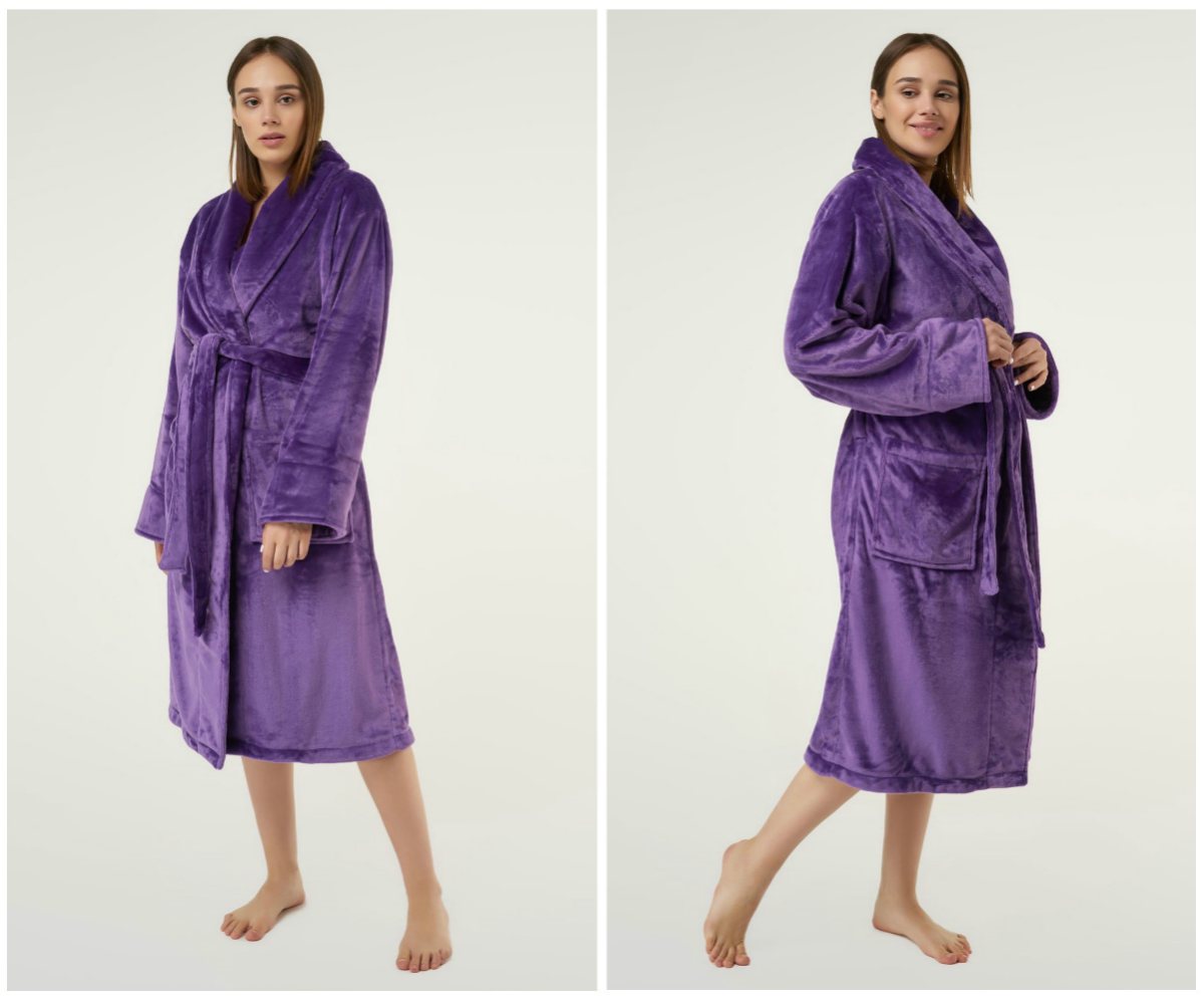 purple bathrobes | Must-have Bathroom Accessories And Essentials | bathroom essentials
