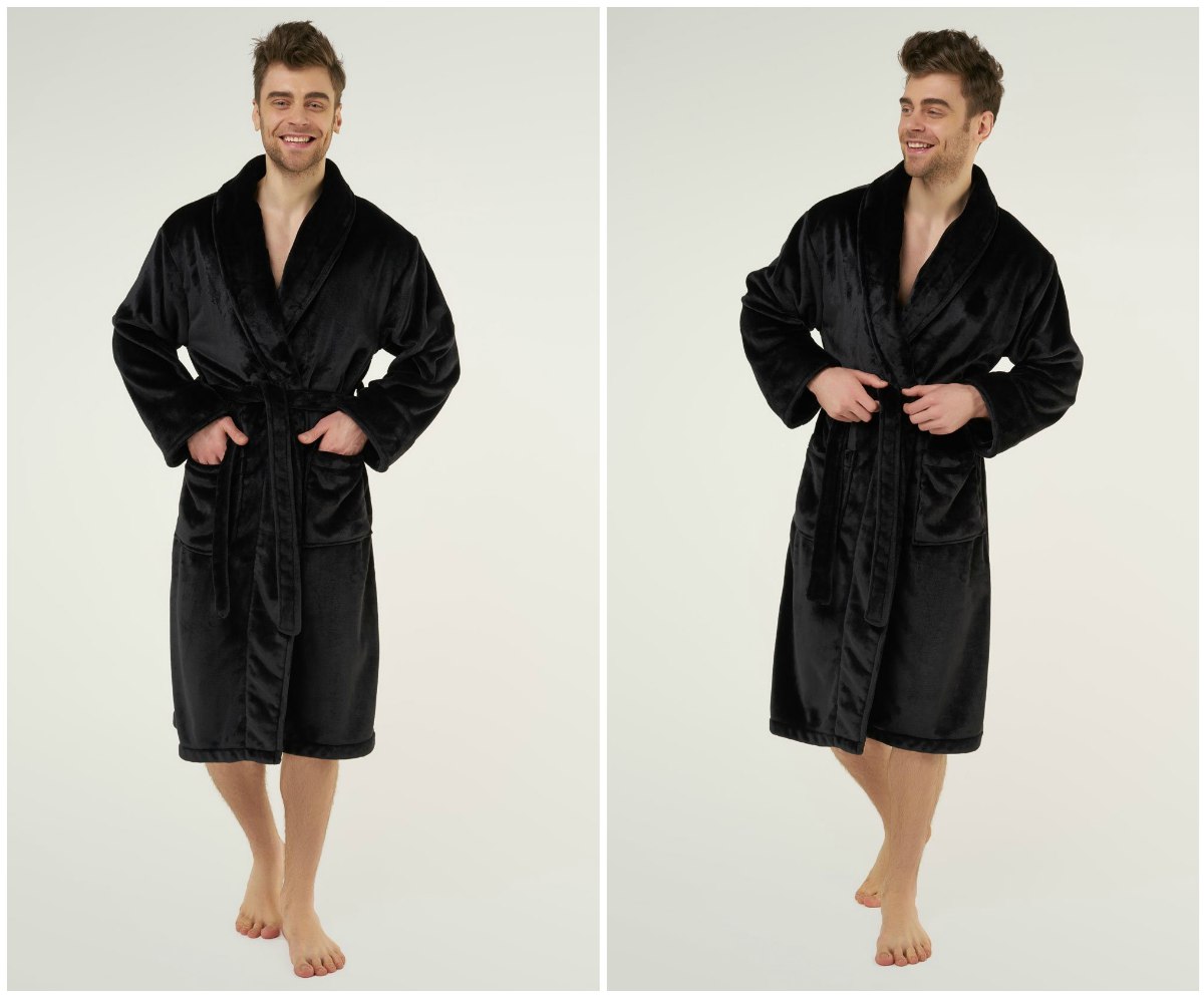 tahoe microfleece shawl collar robe | Coziest And Most Stylish Men’s Bathrobes | men's bathrobe | men's terry cloth bathrobe