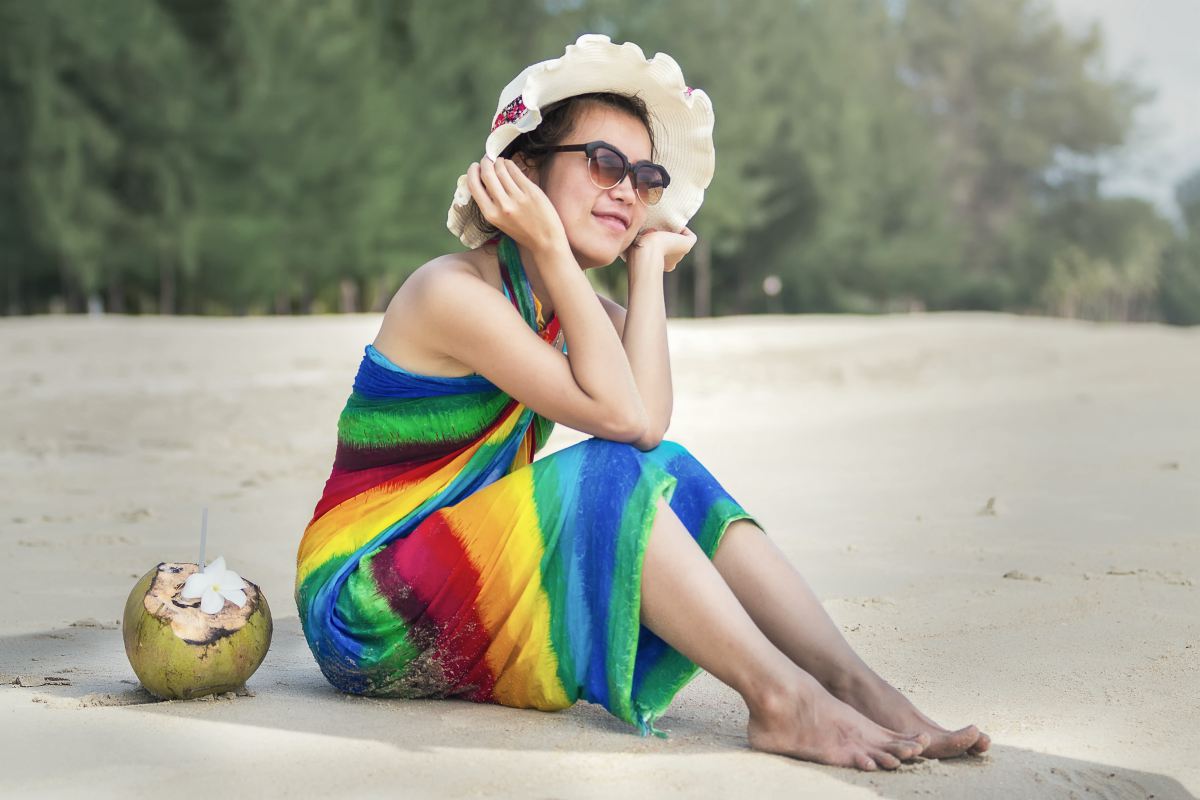 slimming beach cover ups