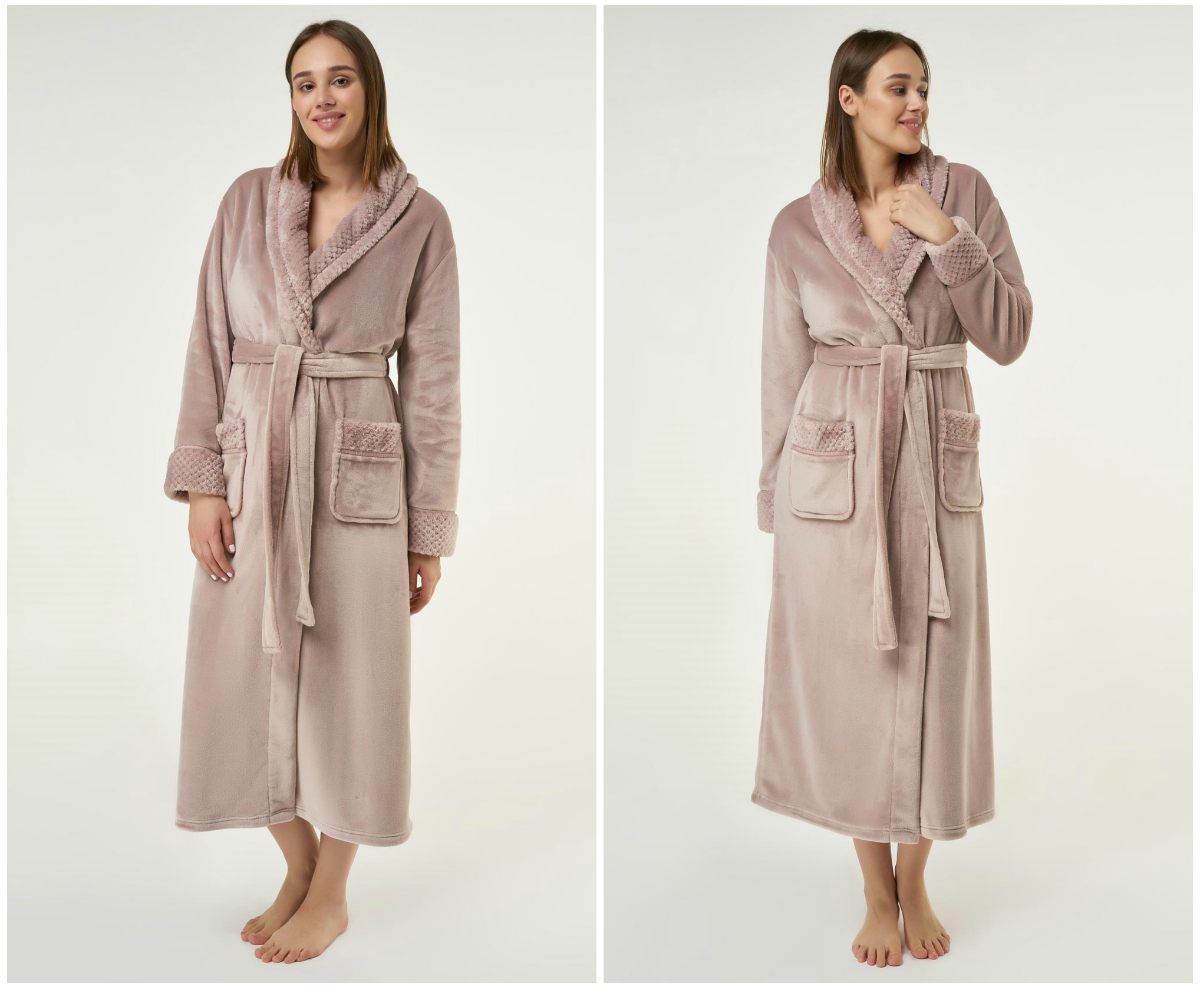 blush pink plush soft warm fleece womens robe | Mother Of The Bride Robe Embroidery Ideas | mother of the bride robe | mother of the bride robe wedding