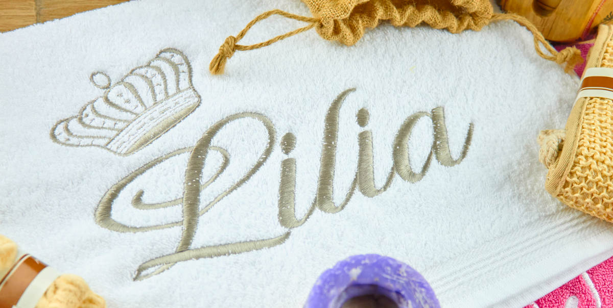 text & letters embroidered on towels | Advantages Of Custom Embroidery On Towels and Robes