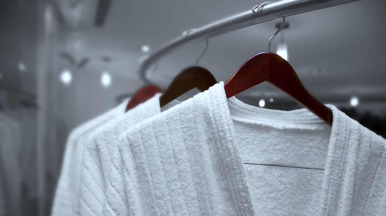 Featured | hotel bathrobes hanger | You Don't Need To Steal Hotel Towels To Own One | hotel bathrobe
