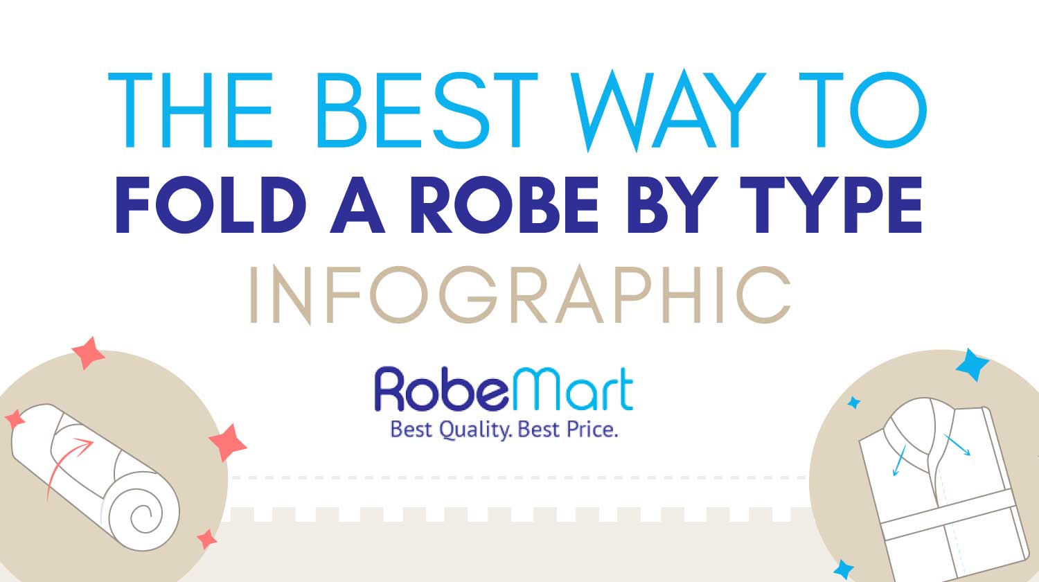 Best Way To Fold A Robe By Type: Bathrobe, Terry Cloth, Silk, Bridesmaid [INFOGRAPHIC]
