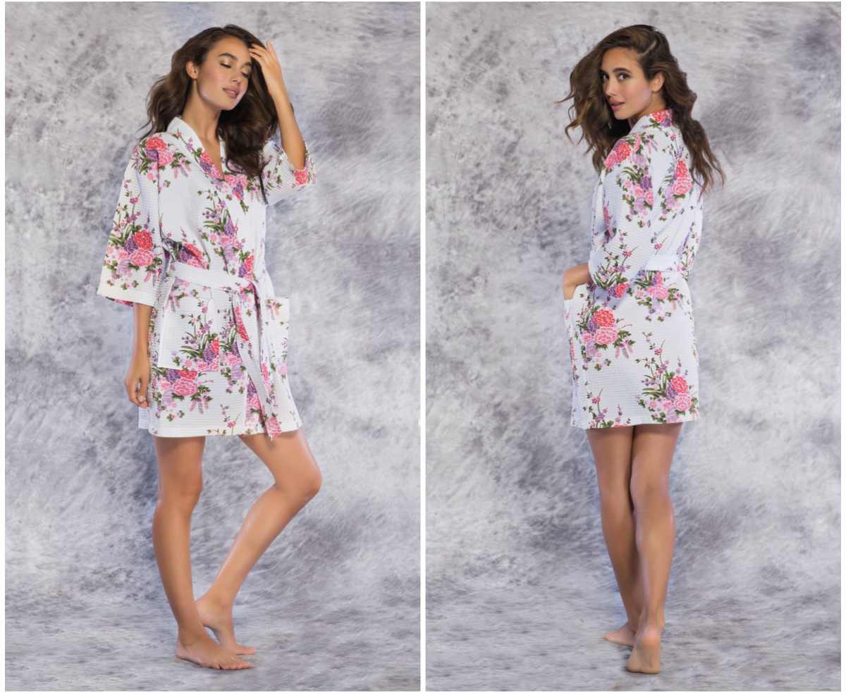 waffle kimono floral robe | Bath Robes: Frequently Asked Questions (2019) | bath robes | bath robe use