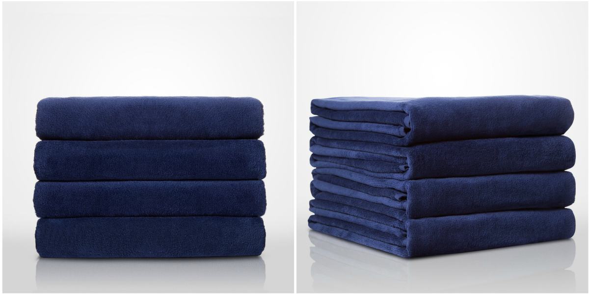35x60 turkish cotton terry velour navy blue beach towel | Ways Custom Embroidery Make Your Towel Stand Out | custom embroidery | custom embroidery online