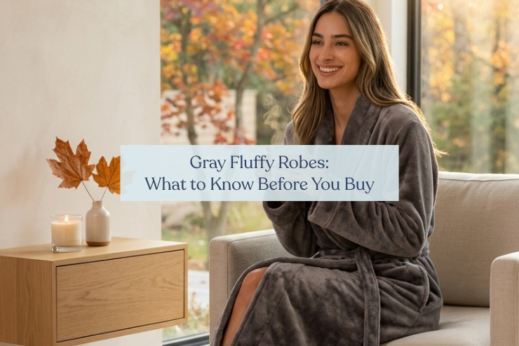 Gray Fluffy Robes What to Know Before You Buy (Fabric Types, Fit, and Features Explained)