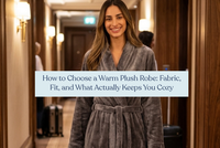 How to Choose a Warm Plush Robe: Fabric, Fit, and What Actually Keeps You Cozy