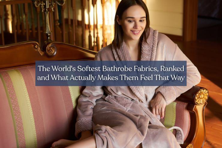 The World's Softest Bathrobe Fabrics, Ranked — and What Actually Makes Them Feel That Way