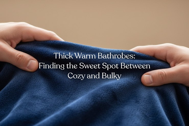What Makes a Bathrobe Actually Thick and Warm? Fabrics, GSM, and How to Choose Right