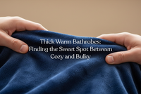 What Makes a Bathrobe Actually Thick and Warm? Fabrics, GSM, and How to Choose Right