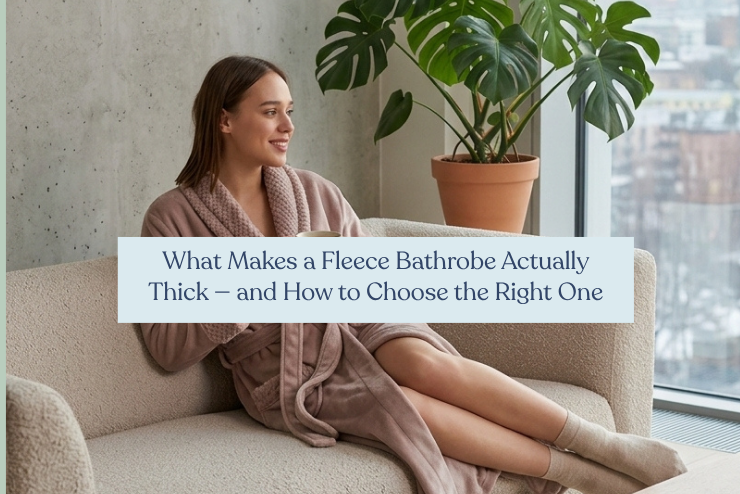 What Makes a Fleece Bathrobe Actually Thick — and How to Choose the Right One