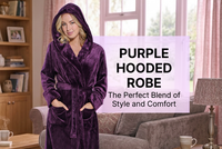 Why a Purple Hooded Robe Is the Perfect Blend of Style and Comfort