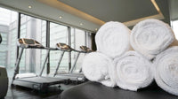 close up photo of gym towels