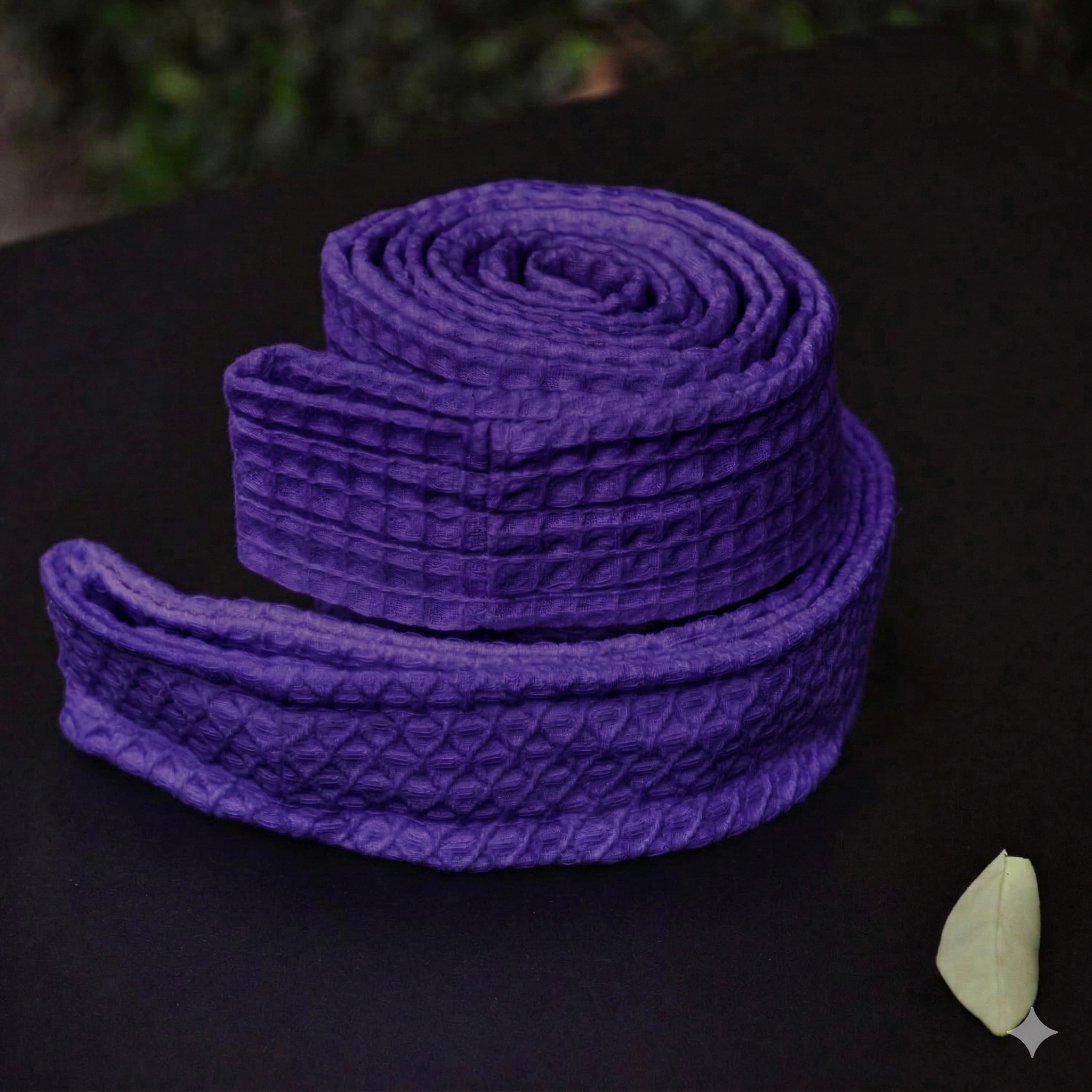 Square Pattern Bathrobe Belt - Purple – RobeMart