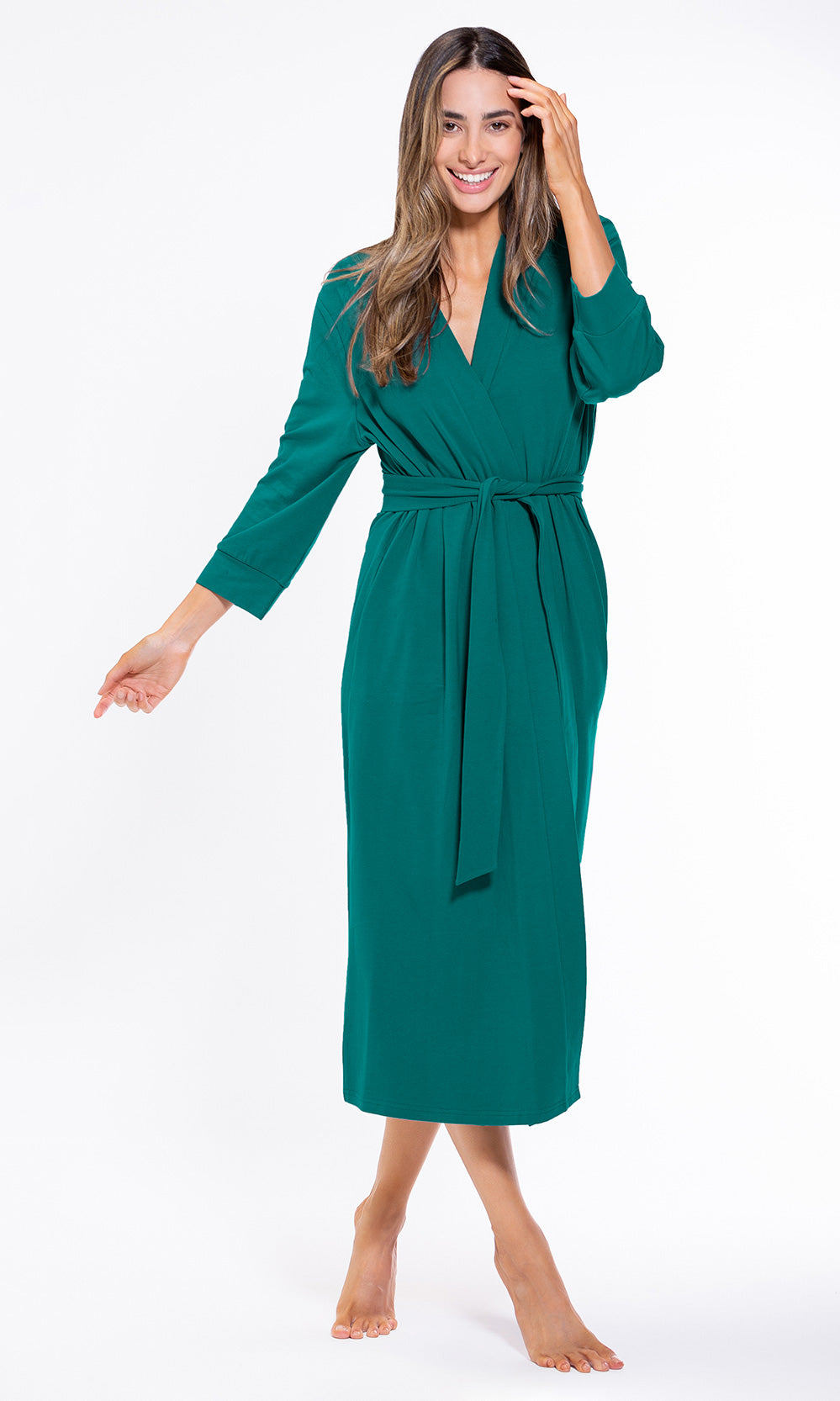 slim fit dress slacks Green Mamba Long Kimono Dressing Gown – Verry Kerry
