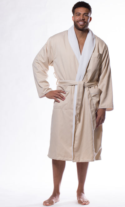 Luxury Microfiber Lined Robe Nude