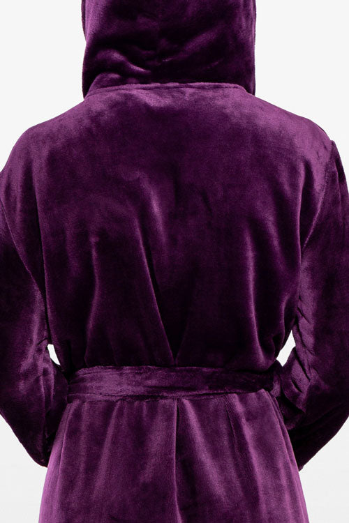 purple dressing gown ladies Lilac Fluffy Dressing Gown The Oodie