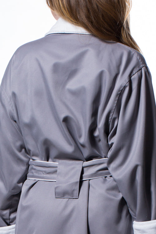 Luxury Microfiber Lined Robe Gray – RobeMart