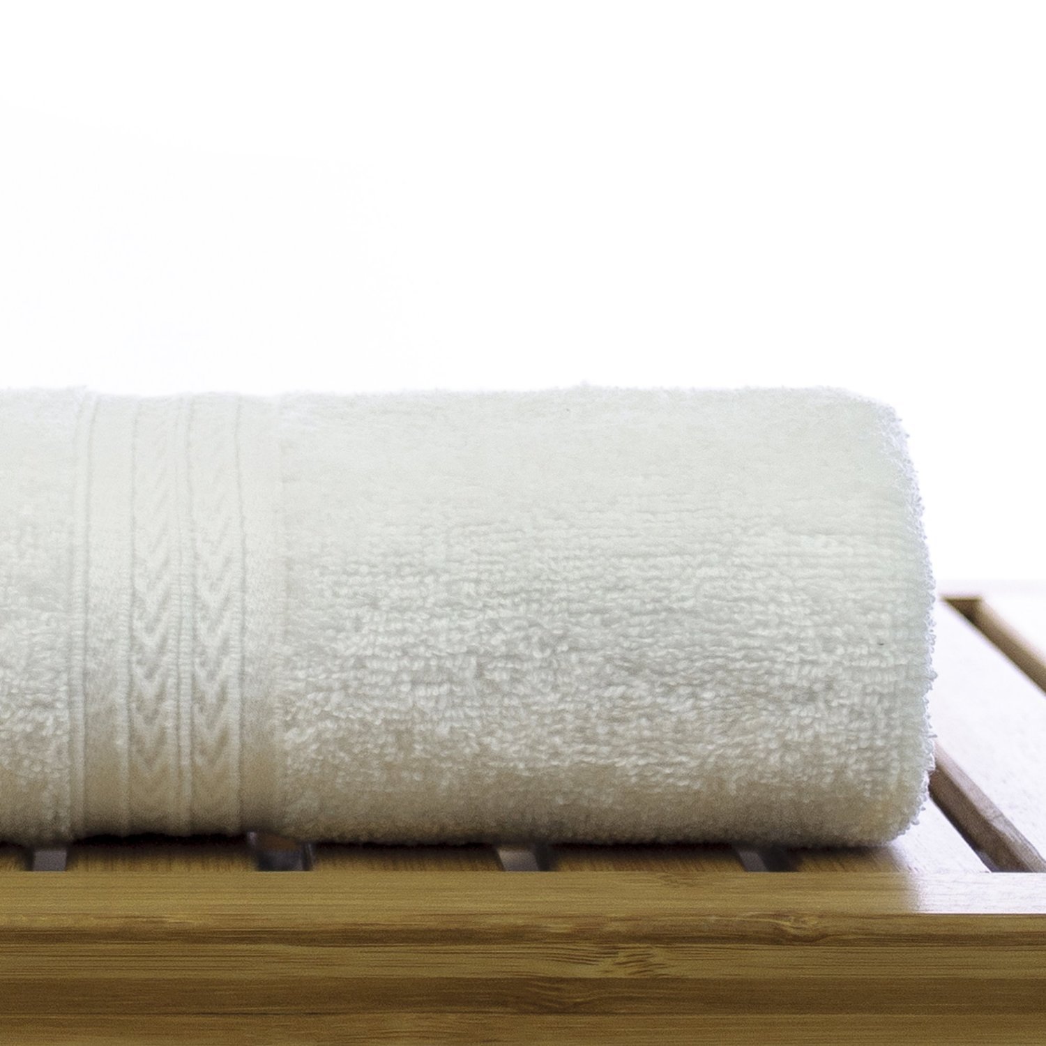 16" x 30" - 4.5 lbs/doz - 100% Cotton Eco White Hand Towels-Robemart.com