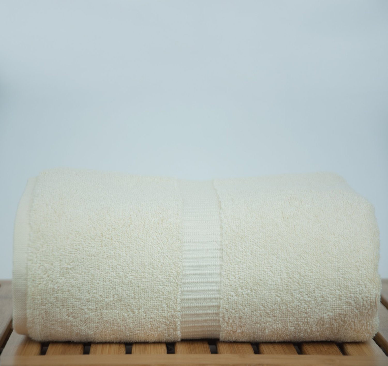 35" x 70" - 22 lbs/doz - 100% Turkish Cotton Beige Bath Sheet Towel - Dobby Border-Robemart.com
