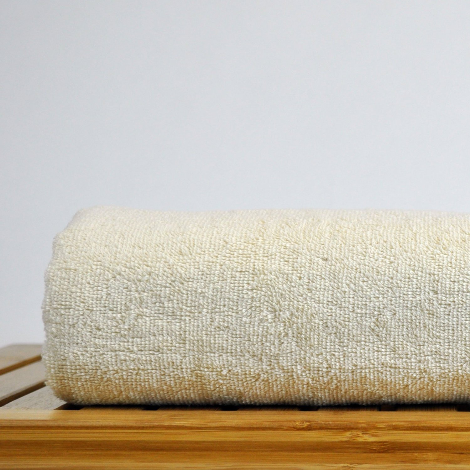 27" x 54" - 17 lbs/doz - %100 Turkish Cotton Beige Bath Towel - Dobby Border-Robemart.com