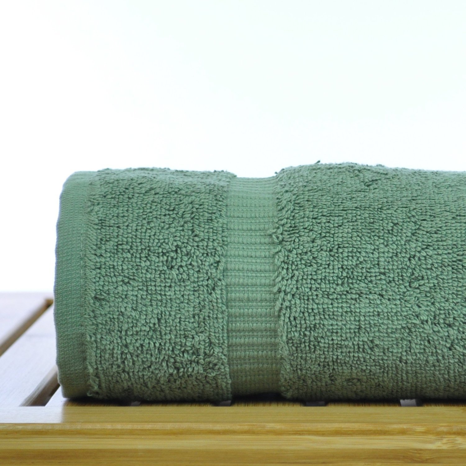 16" x 30" - 5.5 lbs/doz - %100 Turkish Cotton Moss Hand Towel - Dobby Border-Robemart.com