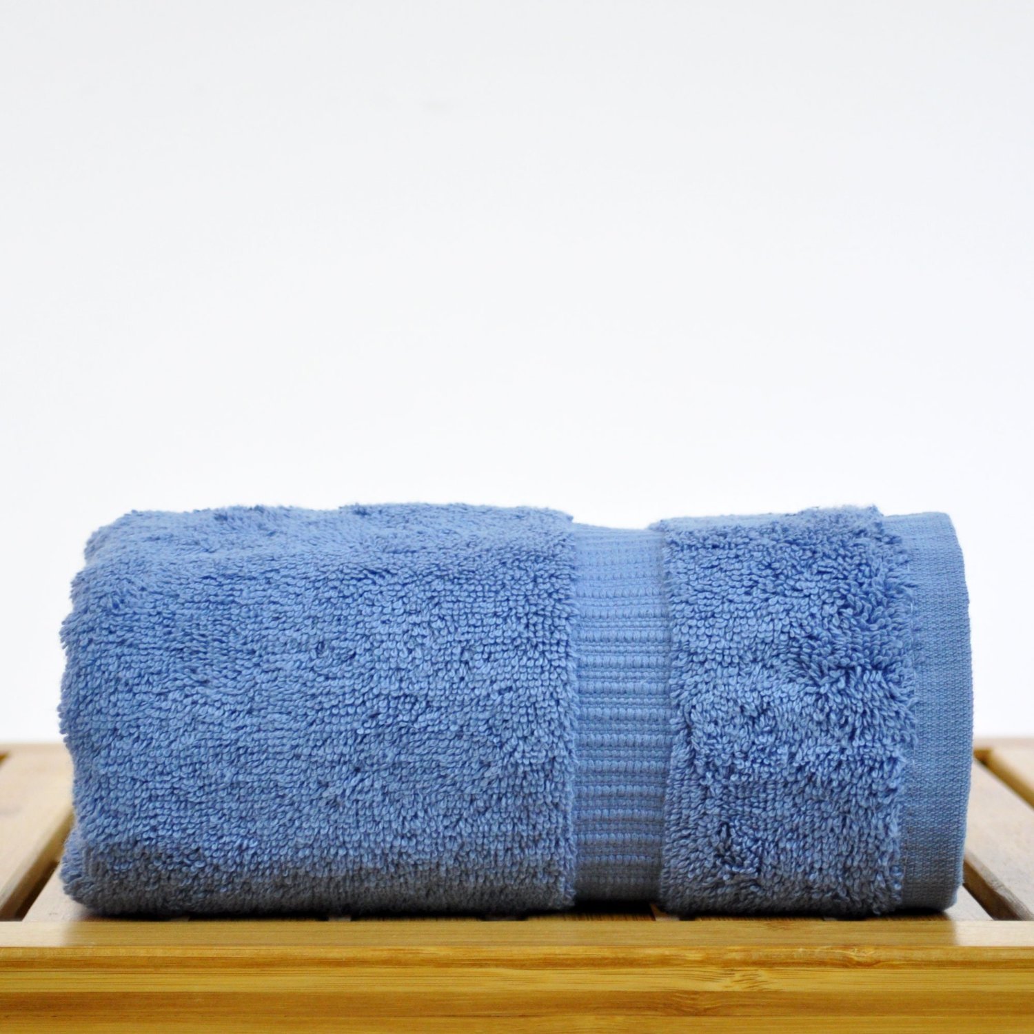 16" x 30" - 5.5 lbs/doz - %100 Turkish Cotton Wedgewood Hand Towel - Dobby Border-Robemart.com