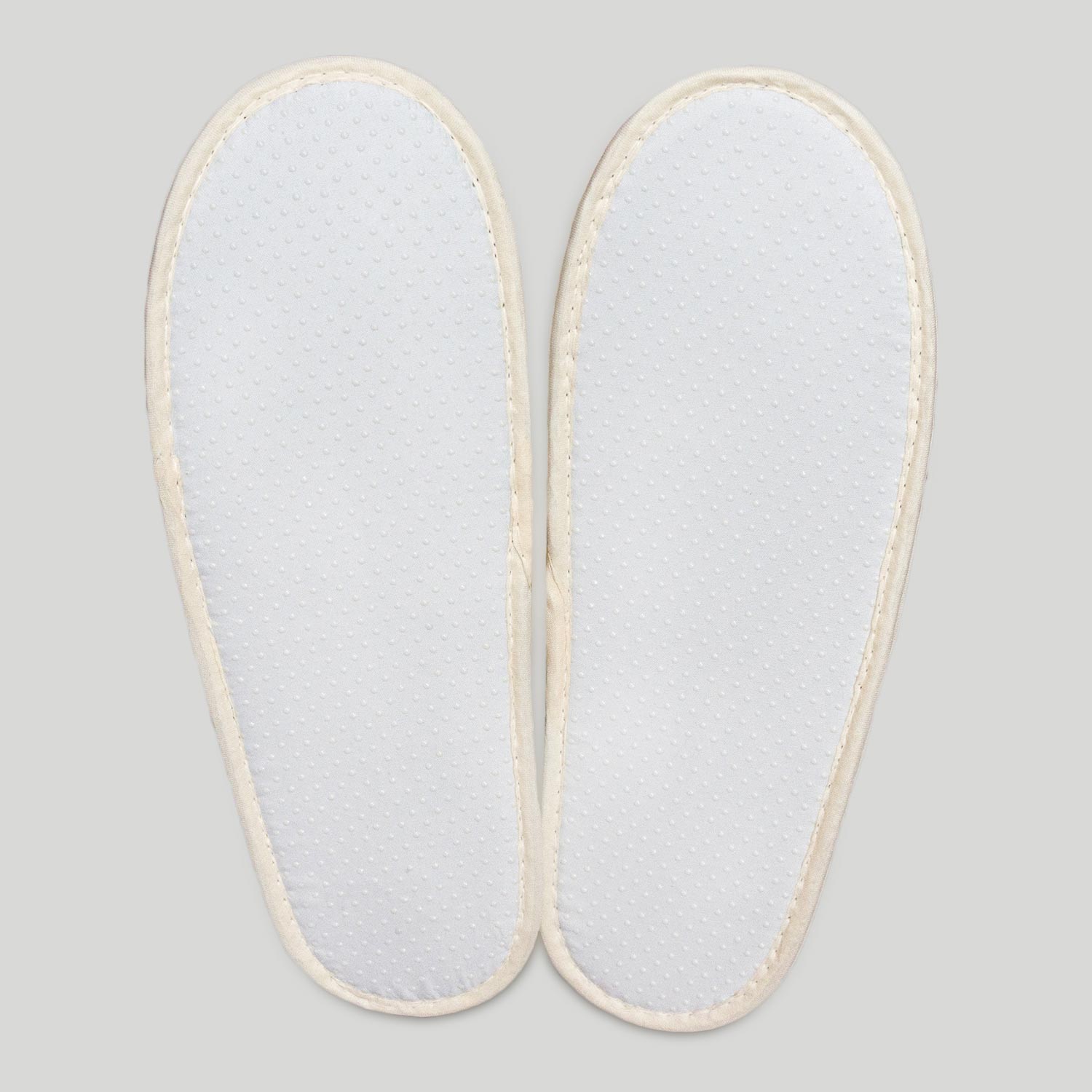 Accessories :: Hotel and Spa Slippers :: Beige Closed Toe Adult Waffle ...