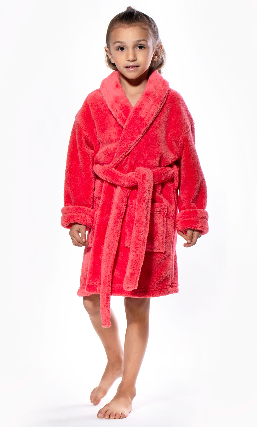 CLEARANCE Coral Plush Super Soft Fleece Shawl Kid's Robe - Final Sale-Robemart.com