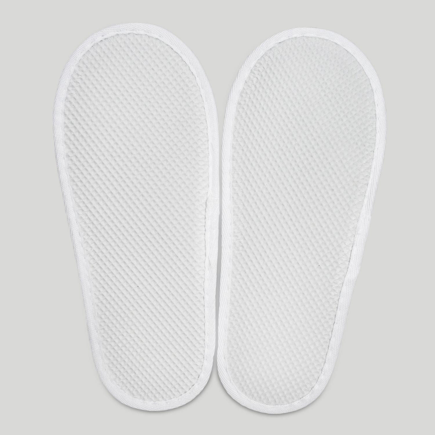 Accessories :: Hotel and Spa Slippers :: White Open Toe Kids Velour ...
