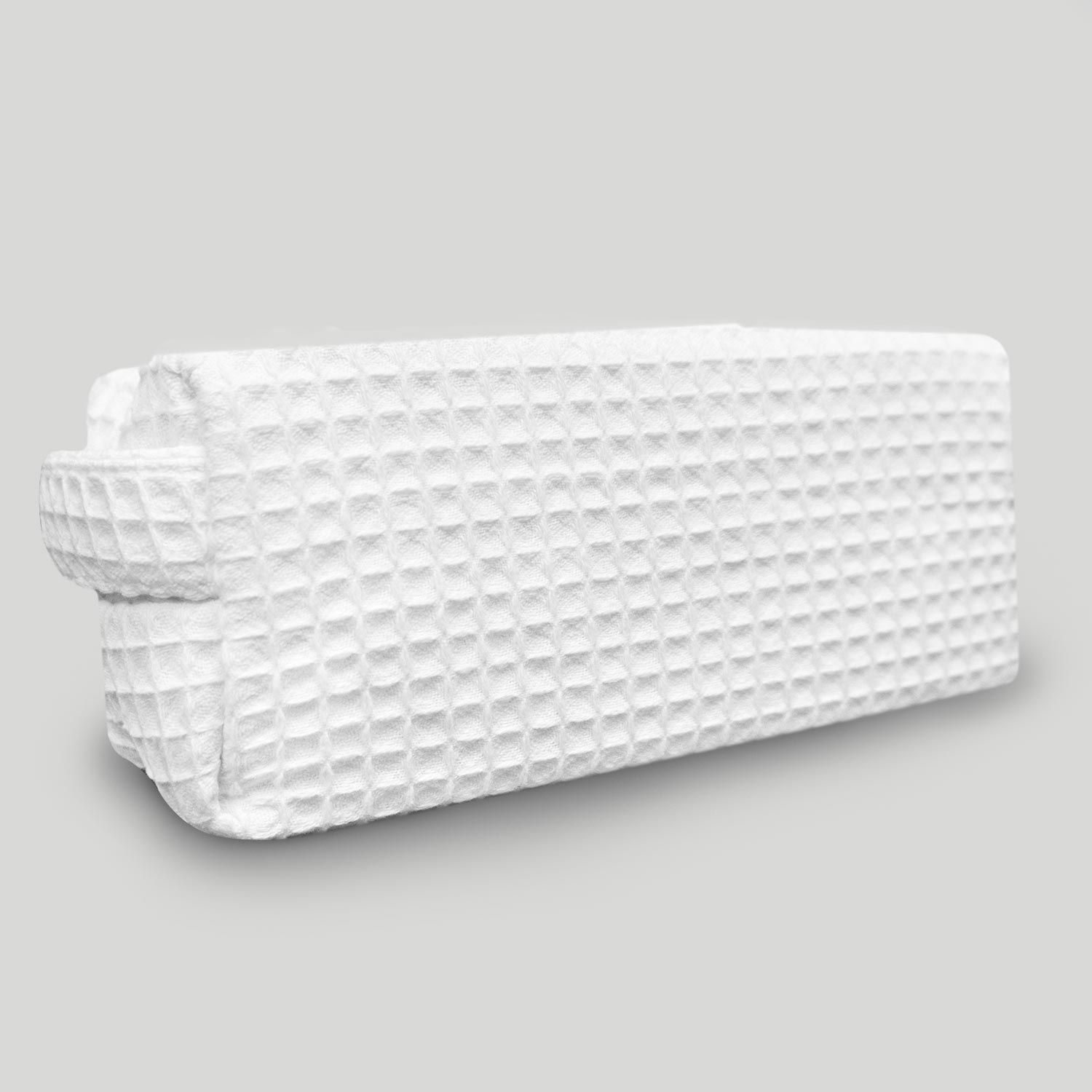 White Waffle Small Makeup Bag-Robemart.com