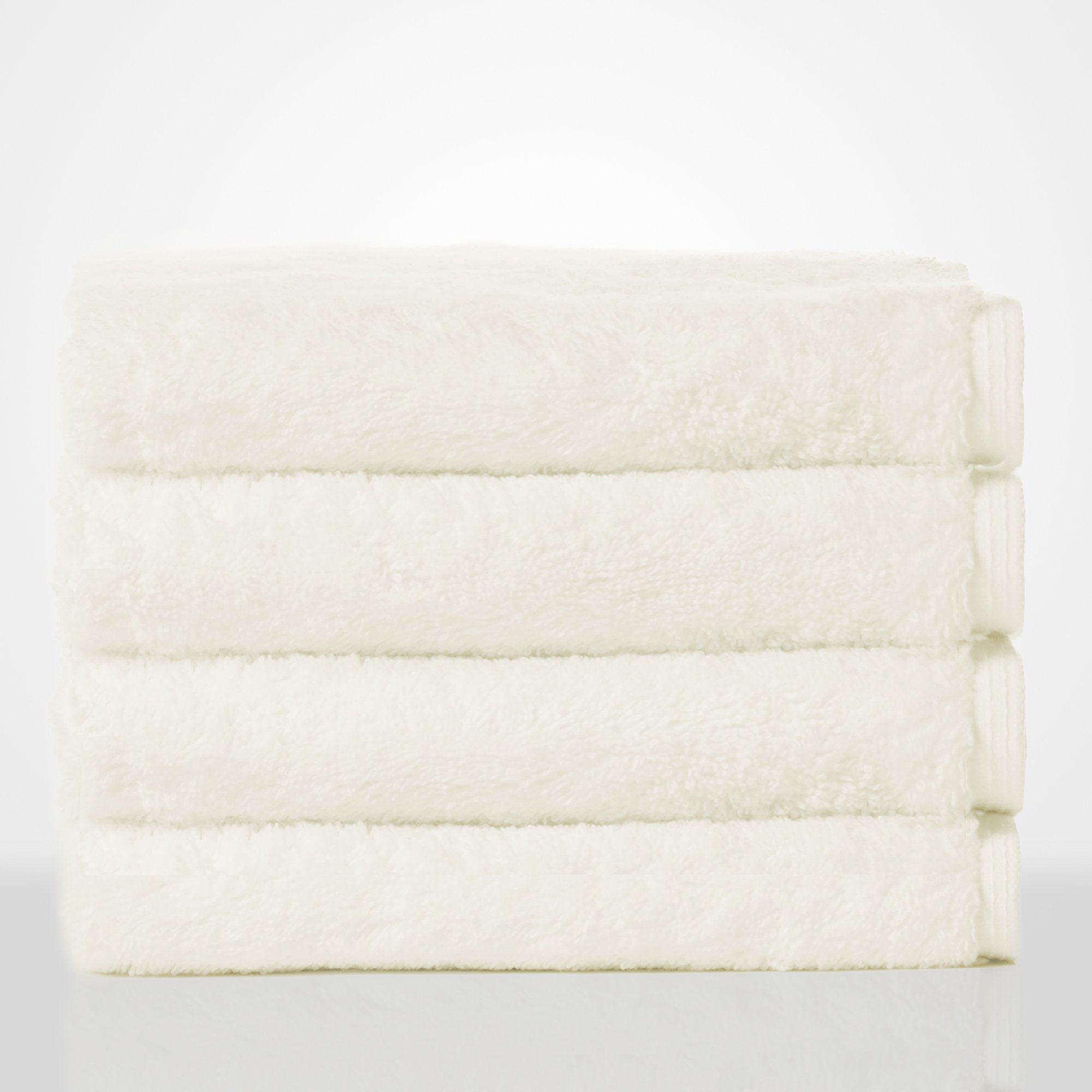 16" x 29" - 100% Turkish Cotton Ivory Terry Hand Towel-Robemart.com