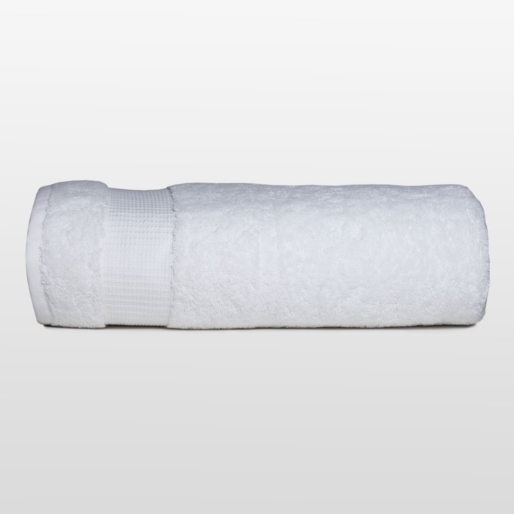 100% Turkish Class Cotton White Bath Sheet 35" x 70"-Robemart.com