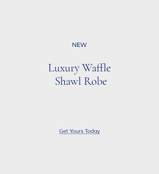 Waffle Shawl Premium Robe