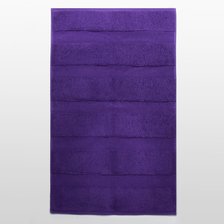 100% Turkish Cotton Purple Terry Bath Mat-Robemart.com