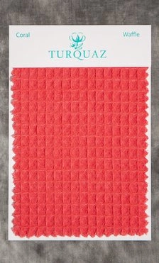 Coral Waffle Fabric Swatch - Free Shipping-Robemart.com