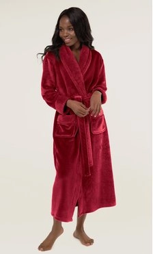  LYCY Womens Hooded Plush Robes, Soft Cute Warm