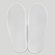 White Velcro Adjustable Velour Adult Slippers - 6 pack-Robemart.com