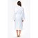 100% Turkish Cotton White Terry / Velour Kimono Bathrobe-Robemart.com