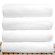 27" x 54" - 17 lbs/doz - %100 Turkish Cotton White Bath Towel - Checkered Border-Robemart.com
