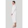 100% Turkish Cotton White Shawl Terry / Velour Bathrobe-Robemart.com