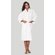 100% Turkish Cotton White Shawl Terry / Velour Bathrobe-Robemart.com