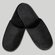 Black Closed Toe Adult Velour Slippers-Robemart.com