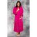 Premium 100% Turkish Cotton Fuchsia Terry Kimono Bathrobe-Robemart.com