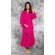 Premium 100% Turkish Cotton Fuchsia Terry Kimono Bathrobe-Robemart.com