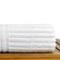30" x 60" - 18 lbs/doz - %100 Turkish Cotton White Bath Towel - Striped Border-Robemart.com